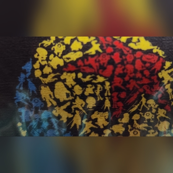 DISNEY, 100 ANNIVERSARY METALLIC WOVEN TAPESTRY THROW, #605 OF 1403,LIMITED ED. - Picture 4 of 14